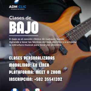 Curso en línea - Bajo eléctrico