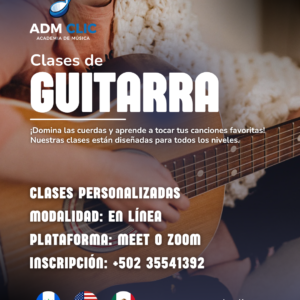 Curso en línea - Guitarra